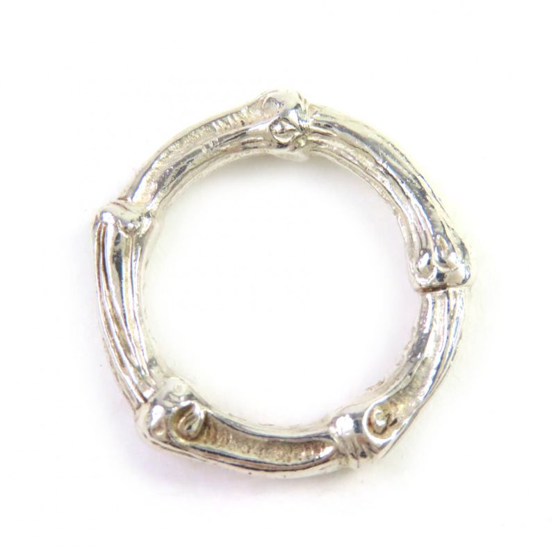 Tiffany & Co Sv925 Bamboo RING Bamboo Ring Accessory Silver Size Approx 10