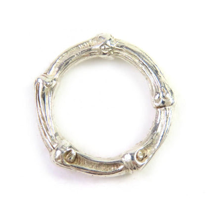 Tiffany & Co Sv925 Bamboo RING Bamboo Ring Accessory Silver Size Approx 10