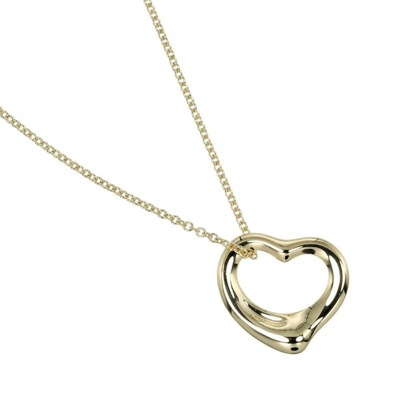 Tiffany & Co Open Heart 18K Yellow Gold 4.25g Necklace
