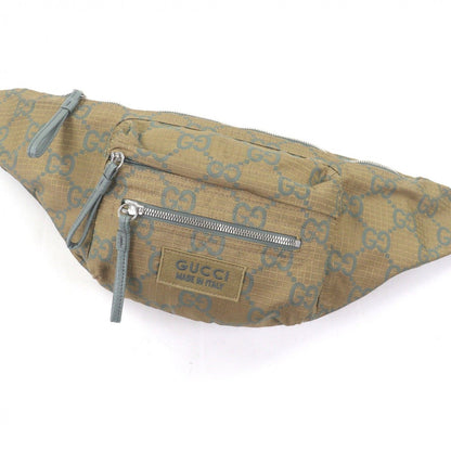 Gucci Ripstop Nylon GG Logo All Over Pattern with Patch Belt Bag