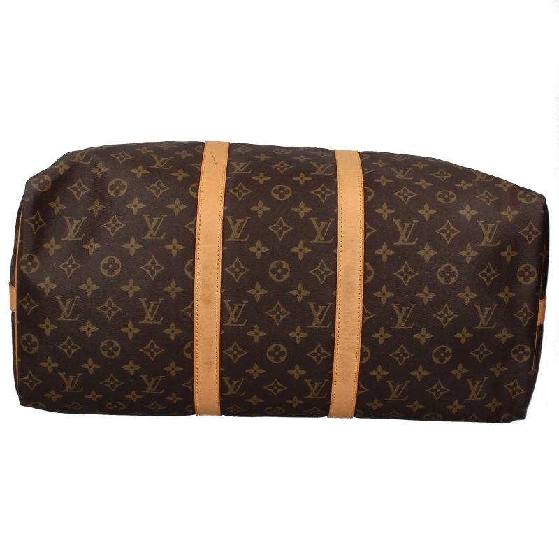 Louis Vuitton Keepall Bandoliere 50 M41416 Monogram Ladies Boston Bag Brown