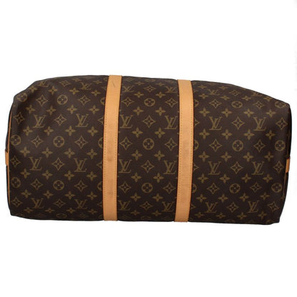Louis Vuitton Keepall Bandoliere 50 M41416 Monogram Ladies Boston Bag Brown