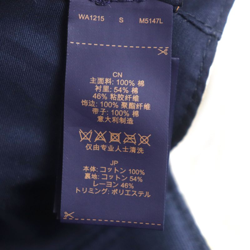  Louis Vuitton 2025 M5147l Cap Bicolor Travel S00 100% Cotton Logo Embroidery