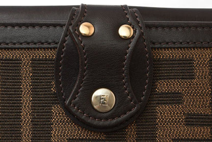 Fendi Wallet Fold Fendi Fold Wallet Zucca Pattern Brown