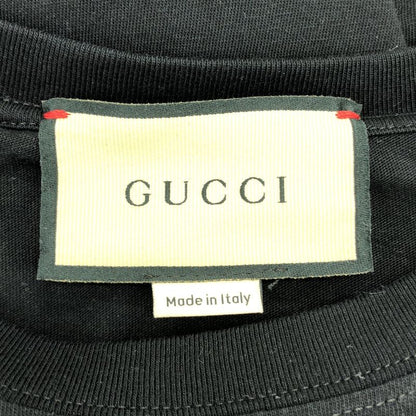 Gucci | Interlocking Logo Print T-shirt Cut And Sewn | XS | Black | Men's