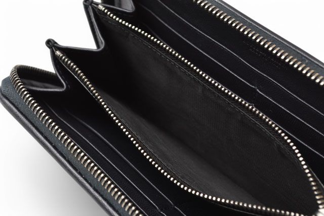 Bottega Veneta Wallet Bottega Veneta Long Wallet With Round Zipper Navy Multi