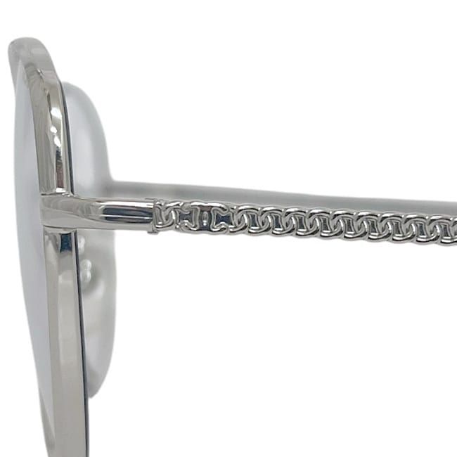 Chanel Sunglasses Silver 2182s Excellent Condition Metal Used Chanel