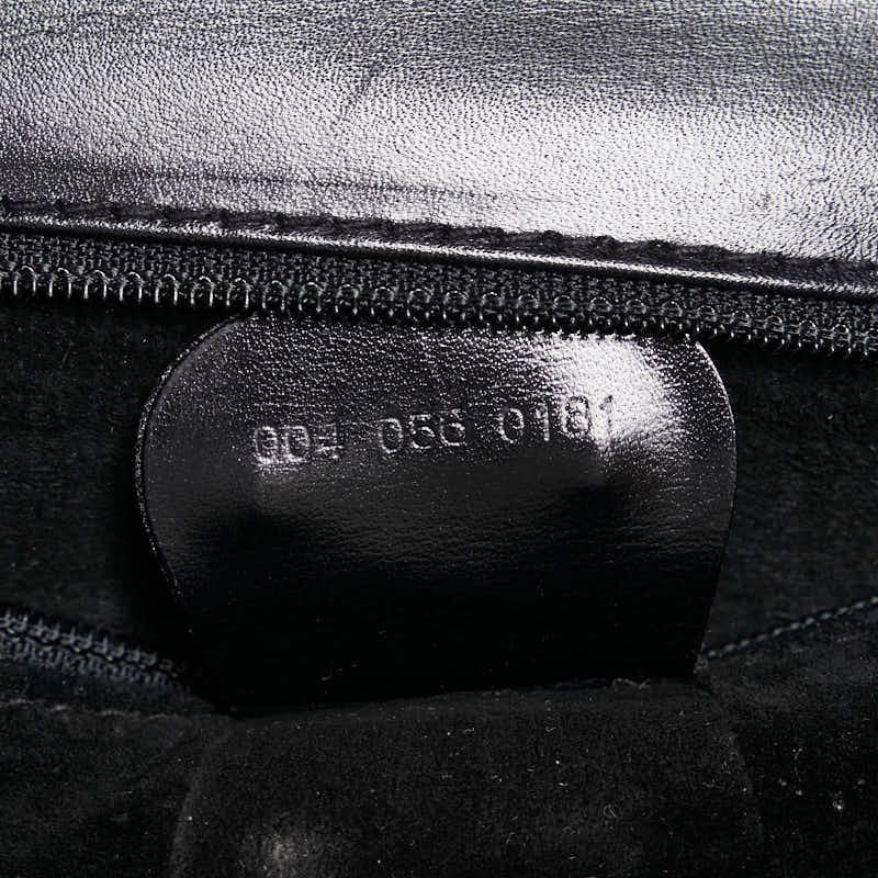 Gucci Old Gucci Vintage Shoulder Bag Crossbody 004 056 0181 Black Leather