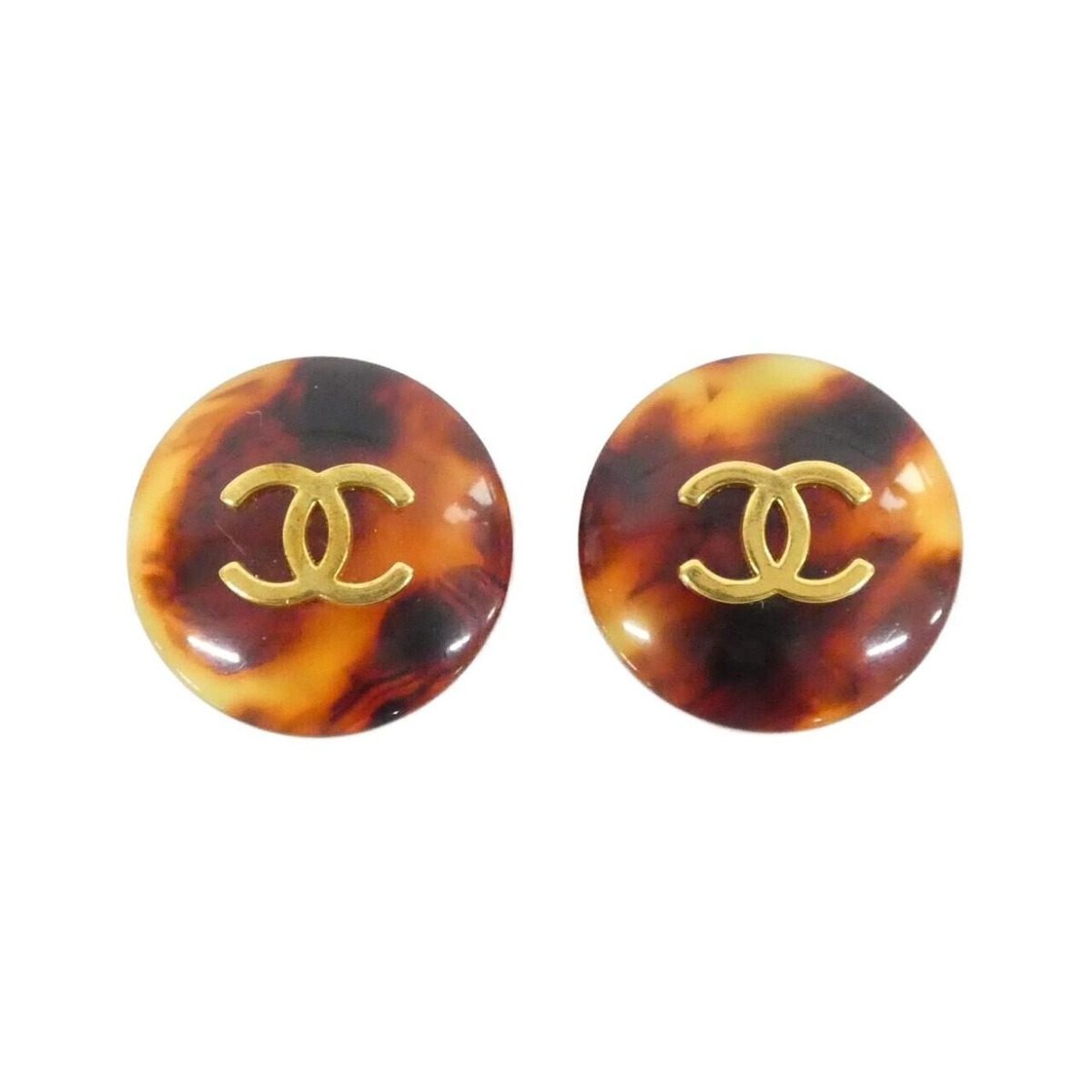 Chanel Vintage Earrings Gold