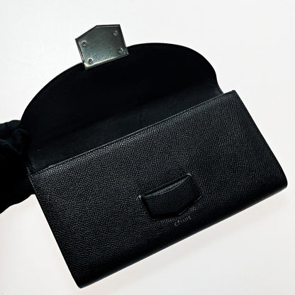 Celine Trotter Large Multi-Function Wallet 108753apm Black Long Wallet