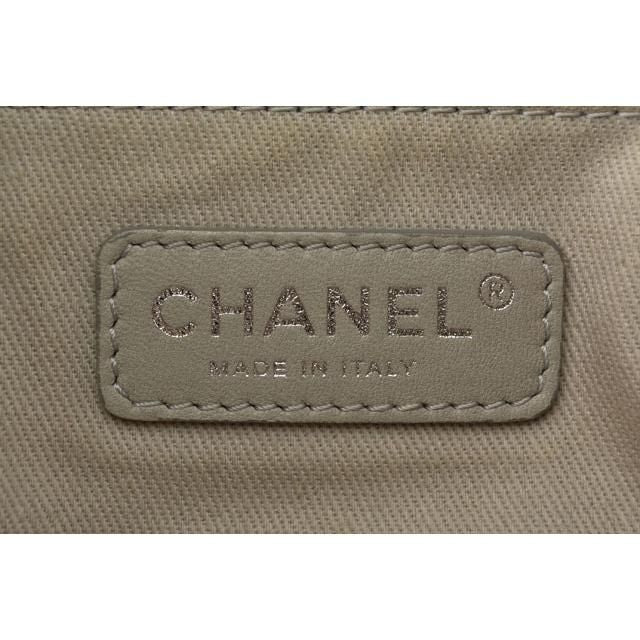 Chanel Tote Shoulder Bag 2-way Coco Mark Beige Brown
