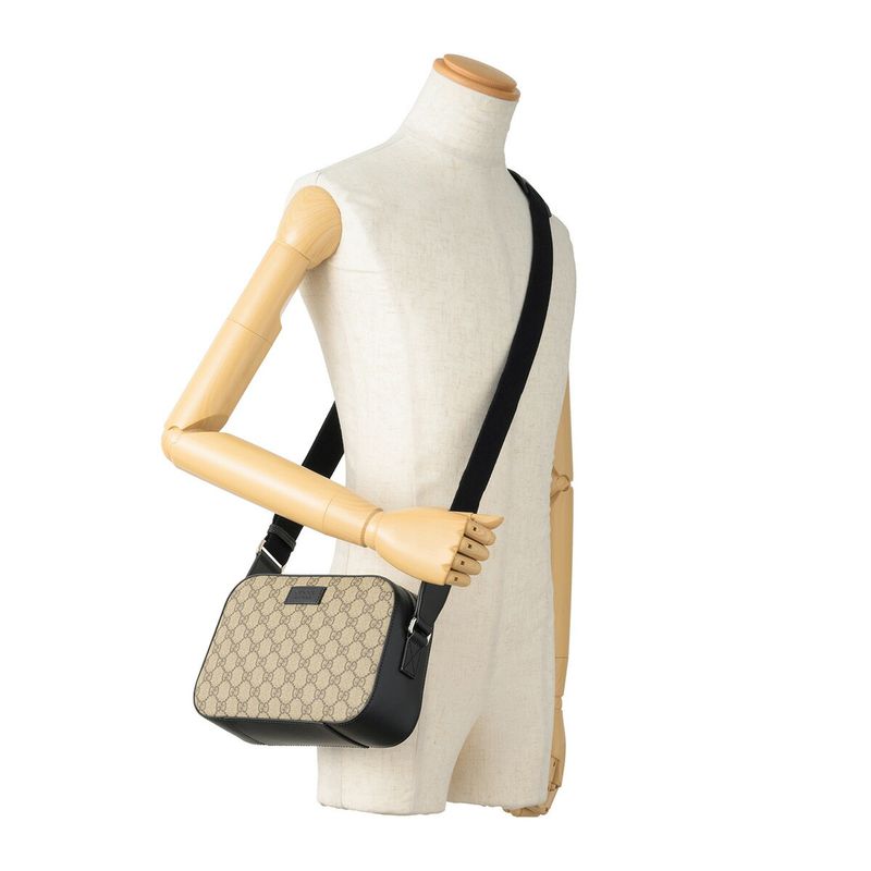 Gucci Shoulder Bag GG Supreme Beige/black