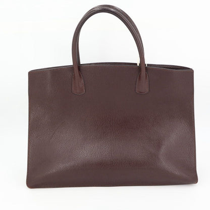 Hermes Tote White Bus GM Leather Brown — view 7