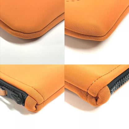 Hermes Pouch Neobain MM Polyamide Orange