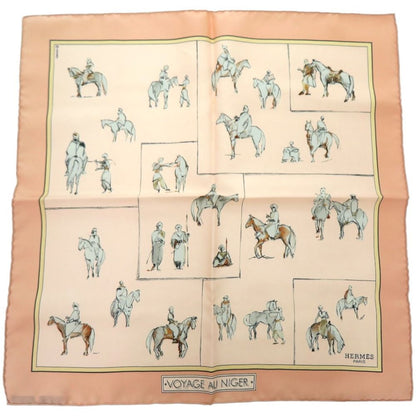 Hermes Pocket Chip Carre 45 Petit Voyage AU Niger Journey to Silk