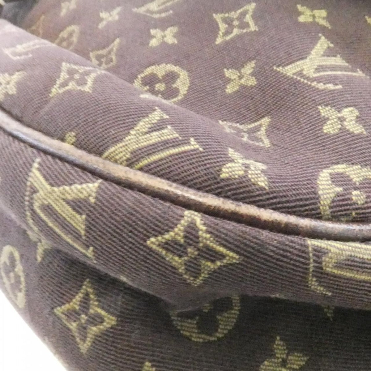 Louis Vuitton Monogram Mini Lin Saumur Shoulder Bag Ebene — view 2