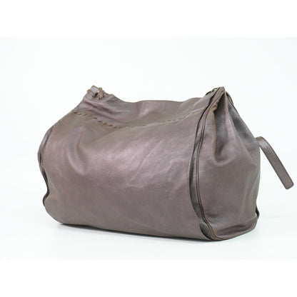 Bottega Veneta Intrecciato Shoulder Bag Pochette Leather Brown — view 2