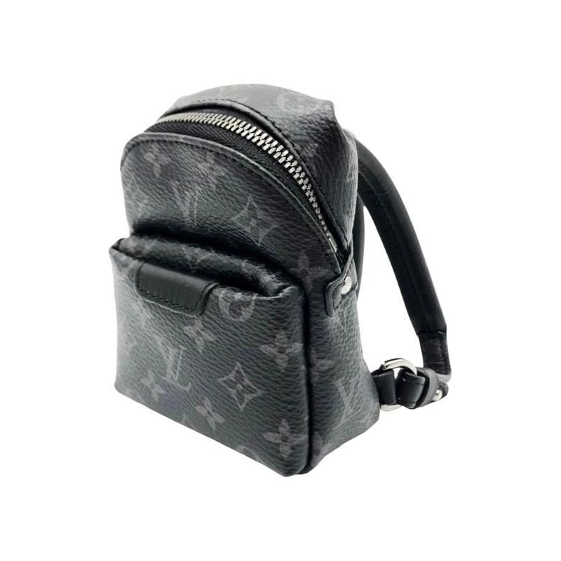 Louis Vuitton Bag Charm Bijoux Sac Backpack Monogram Eclipse Black