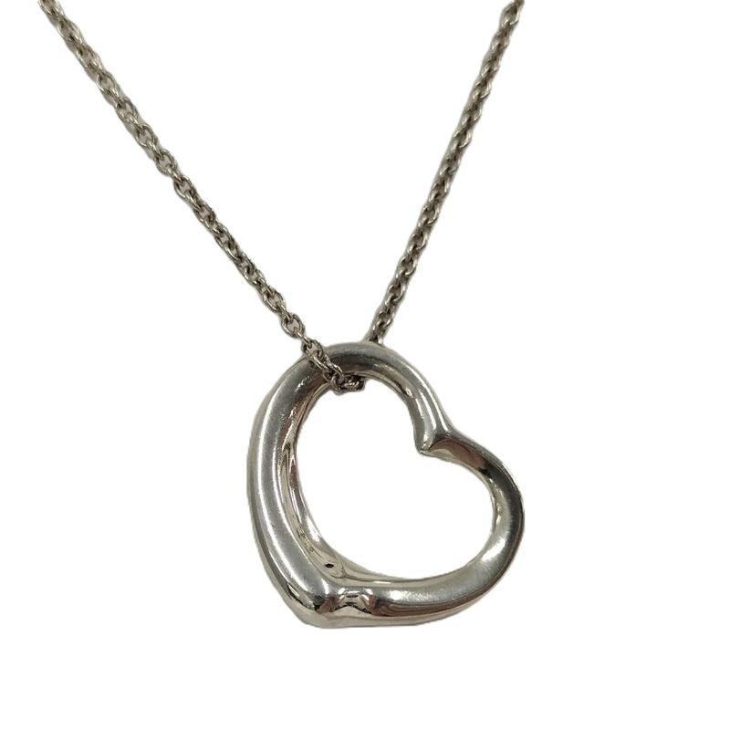 Tiffany & Co Necklace Open Heart Silver 925 SV