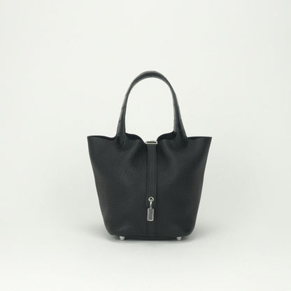 Hermes Picotin Lock PM Touch 18 Bag Noir Black