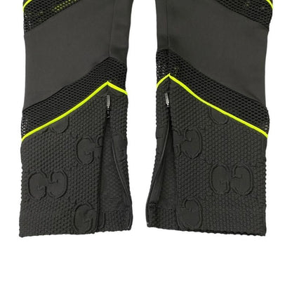Gucci GG Stretch Jersey S Size Pants M Size 724491 Neon Blen Black Green Top