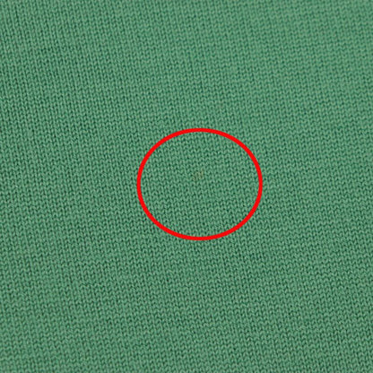 Hermes 22AW 100% Wool H Embroidery Crew Neck High Gauge Knit Sweater Green M
