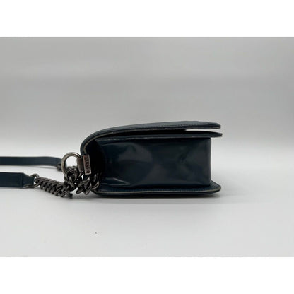 Chanel Shoulder Bag Boy CC Logo Leather with Shield Chain — view 4