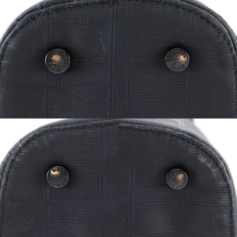 Chanel New Travel Line A15960 Nylon Canvas Black Ladies Boston Bag