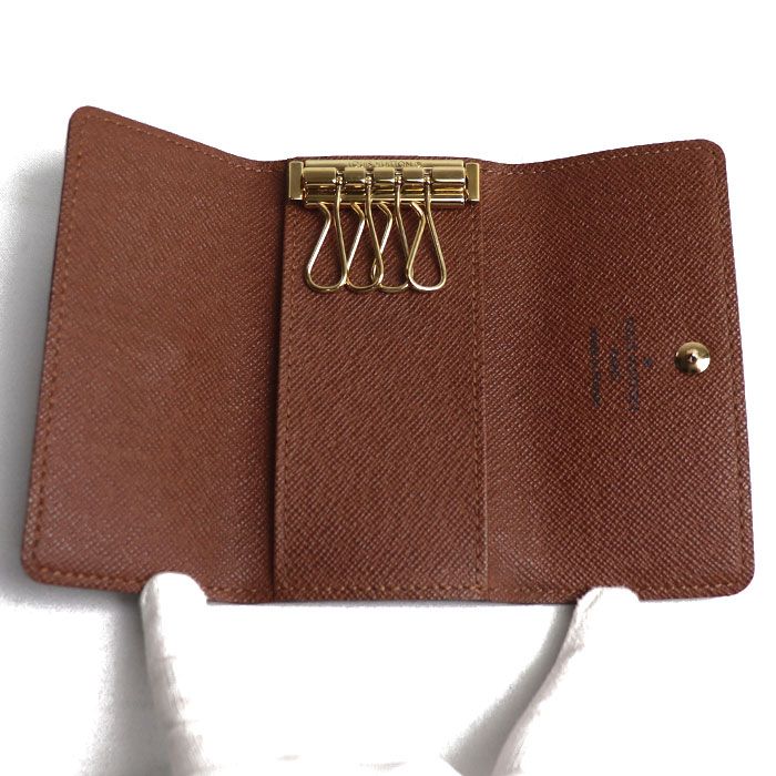 Louis Vuitton Multicles 4 Key Case Monogram Brown M62631 Ra1151 Ladies Preowned