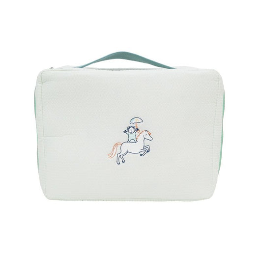 Hermes Gabriel To-go MM Handbag Pouch Veil Aqua