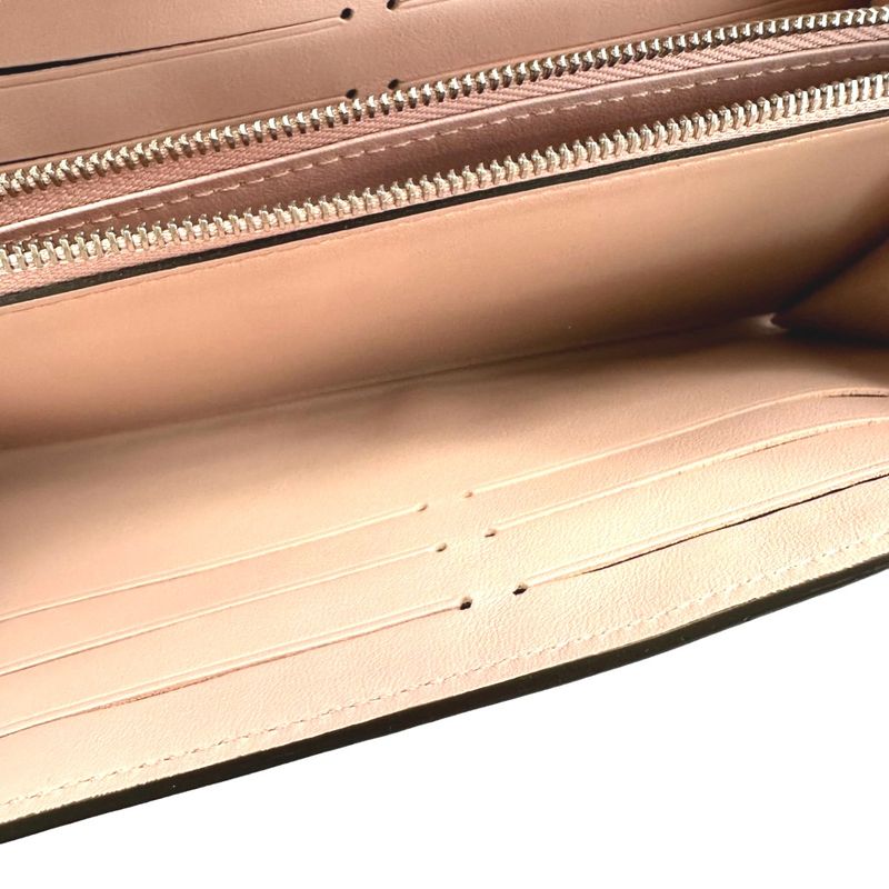 Louis Vuitton M60145 Monogram Mahina Portefeuille Iris Long Wallet Louis