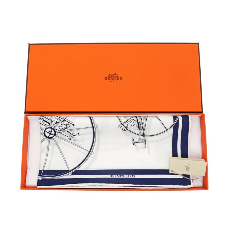 Hermes Gavroche 45 Scarf Voitures En Equilibre Silk Daisuke Nomura