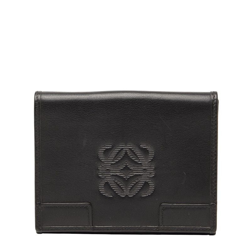 Loewe Anagram Black Leather