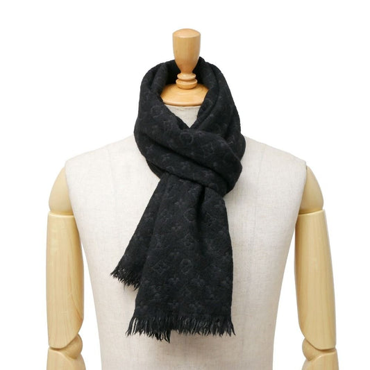 Louis Vuitton Monogram Classic Scarf Fringe Shawl