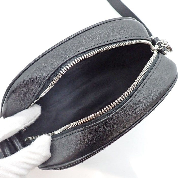 Gucci Shoulder Bag Blondi Mini 760175 Aacpy 1000 Black Leather Silver Hardware