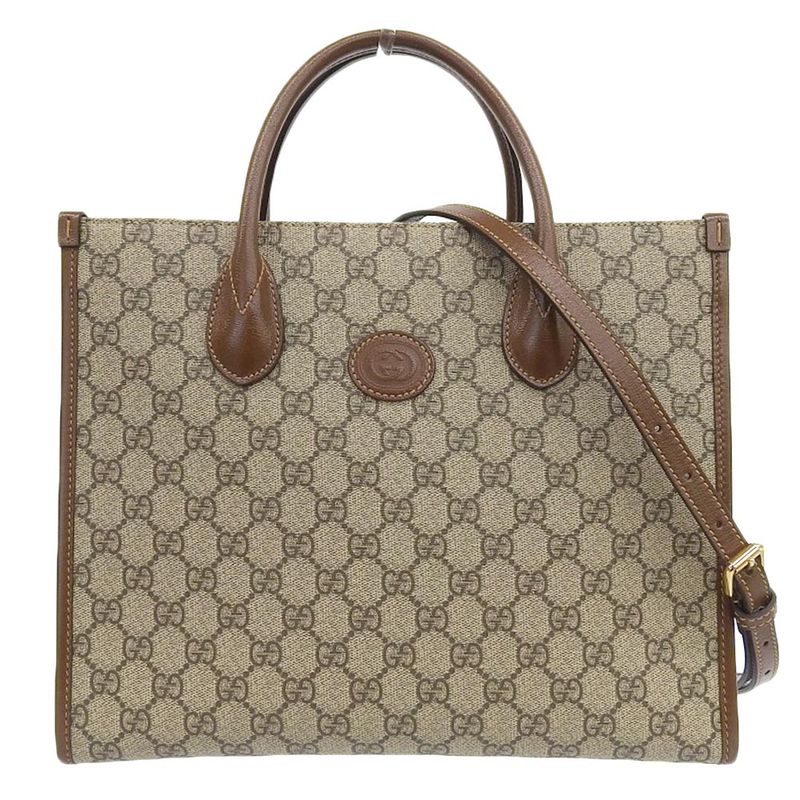 Gucci GG Supreme GG Small Tote Bag 2WAY Bag Shoulder Bag Tote Bag