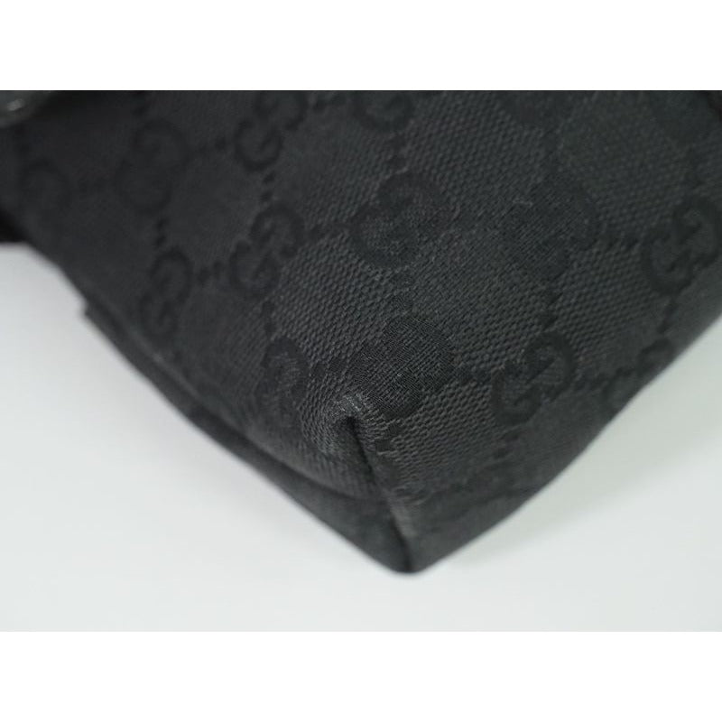 Gucci GG Canvas Waist Pouch Belt Bag Body Black — view 4