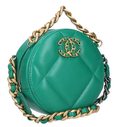 Chanel Matelasse Round Chain Wallet Shoulder Bag Men's