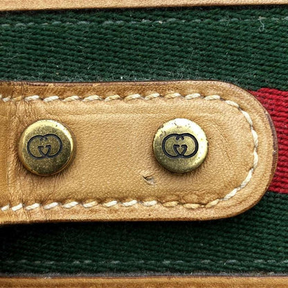 Gucci Old Gucci 011 067 0504 Micro GG Sherry Line Travel Bag Trunk Case