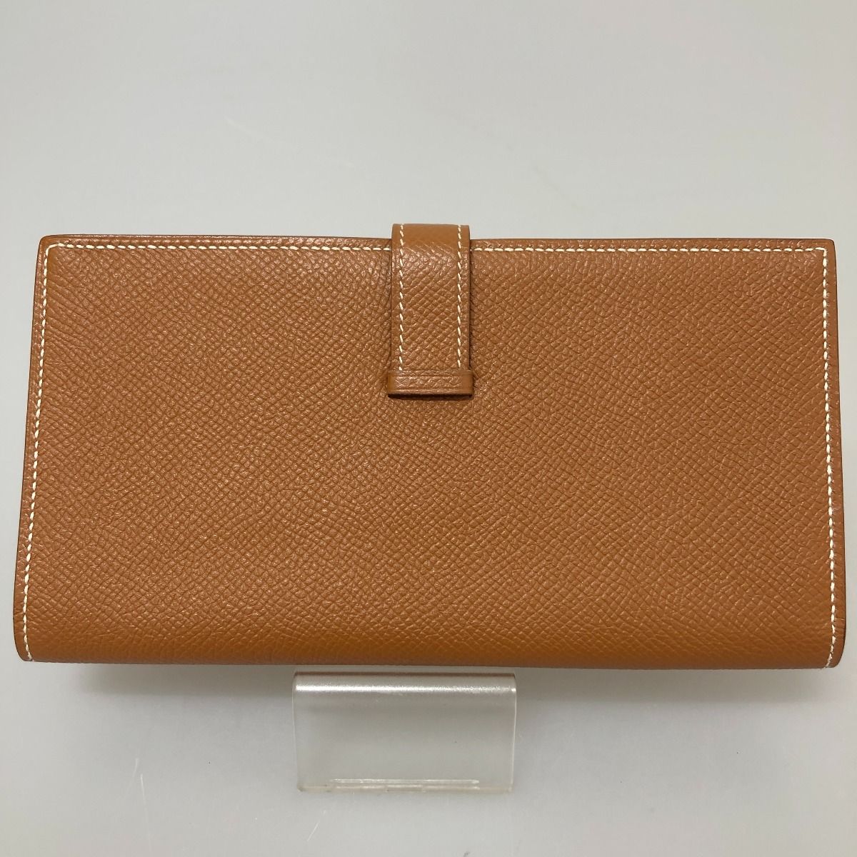 Hermes Long Wallet Bearn Souffle Brown