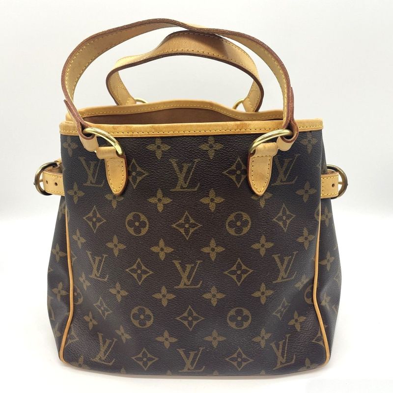 Louis Vuitton Monogram Patignol M51156 Handbag Brown Preowned 005383