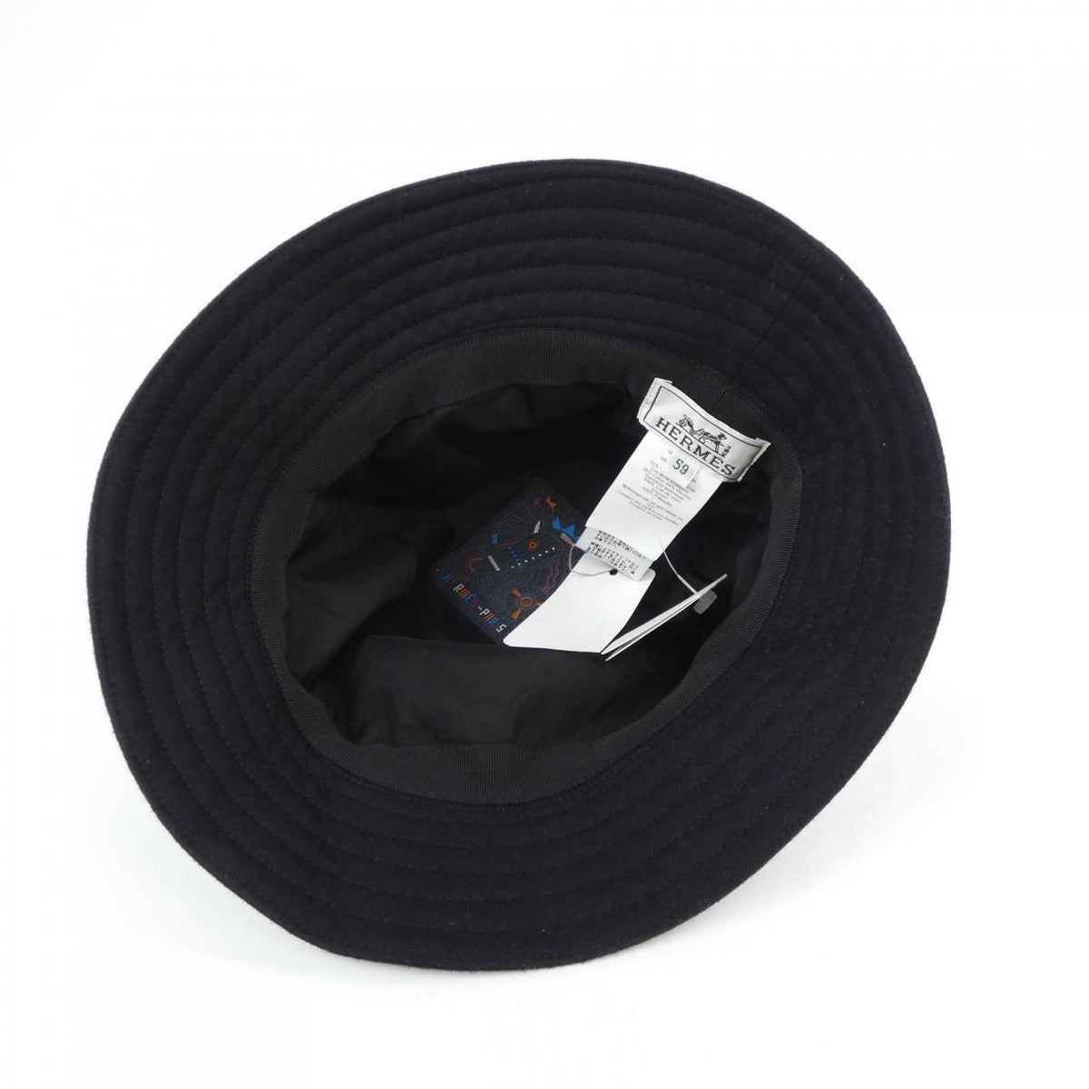 Hermes Hat Black 59 — view 5