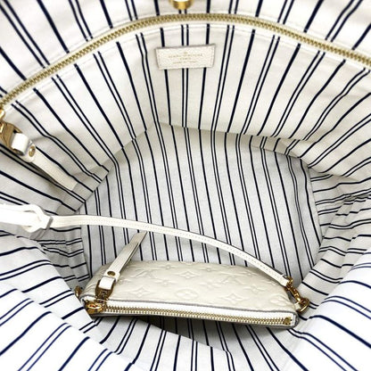 Louis Vuitton Citadines PM M40554 Handbag Tote Monogram Empreinte White Women