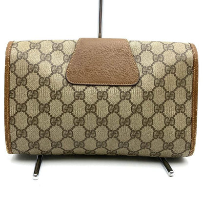 Gucci 0141226052 Second Bag Clutch Bag Pouch GG Supreme Canvas Sherry Vintage