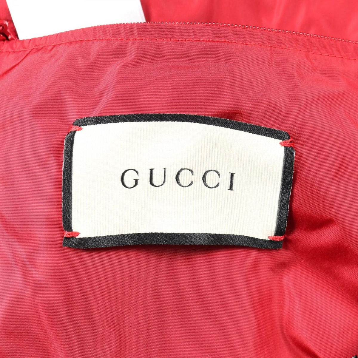 Gucci Nylon Jacket Black Red — view 3