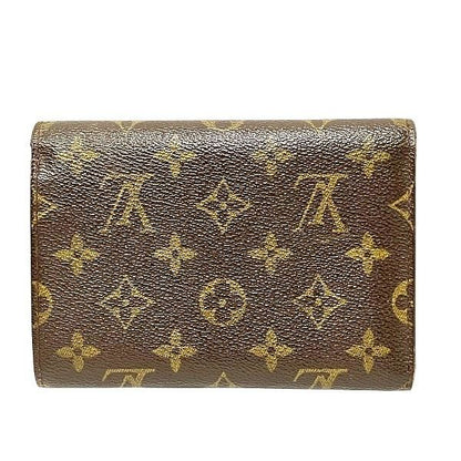 Louis Vuitton Monogram Porte Trésor Ettui Papier M61202 Trifold Wallet Unisex