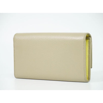 Gucci GG Marmont Long Wallet Leather Beige — view 2