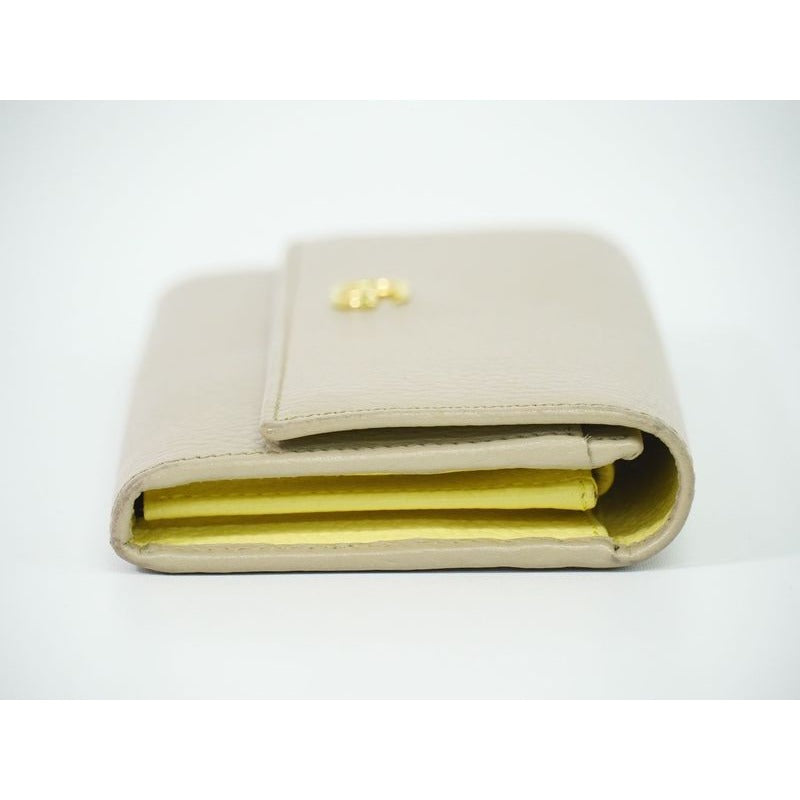 Gucci GG Marmont Long Wallet Leather Beige — view 4