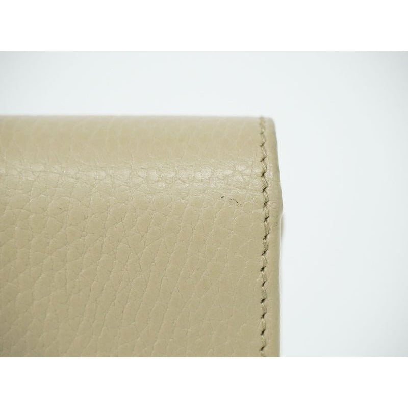 Gucci GG Marmont Long Wallet Leather Beige — view 7