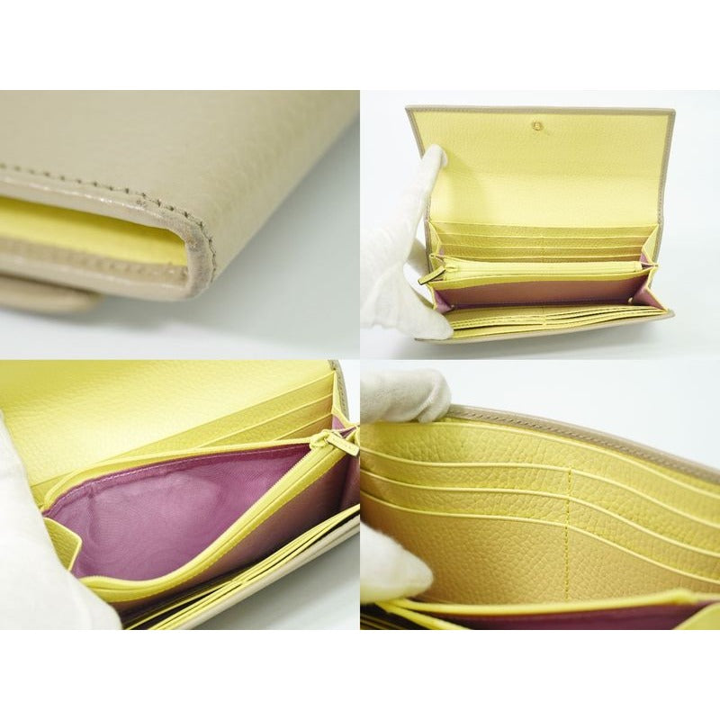 Gucci GG Marmont Long Wallet Leather Beige — view 8